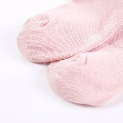 Детски чорапогащник, меко розово, 104