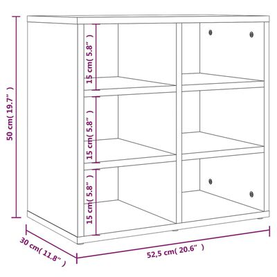 vidaXL Шкафове за обувки, 2 бр, бели, 52,5x30x50 см