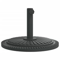 vidaXL Основа за чадър за прътове Ø38/48 мм 12 кг кръгла