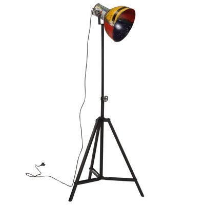 vidaXL Подова лампа, 25 W, многоцветна, 61x61x90/150 см, E27