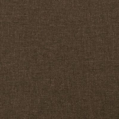 vidaXL Горни табли за легло, 2 бр, тъмнокафяви 90x5x78/88 см, плат