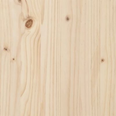 vidaXL Градински сандък, 50x50x50 см, борово дърво масив