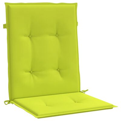 vidaXL Възглавници за столове 2 бр яркозелени 100x50x3 см Оксфорд плат