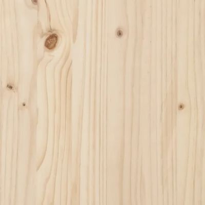 vidaXL Разтегателна кушетка, борово дърво масив, 2x(90x200) см