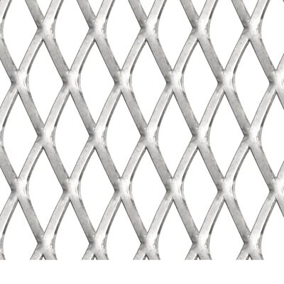vidaXL Мрежа оградна, неръждаема стомана, 100x85 см, 45x20x4 мм