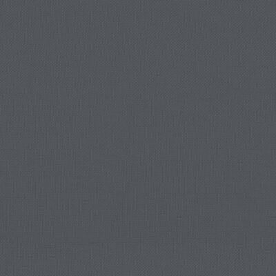 vidaXL Градинска табуретка с възглавница, черна, бор масив