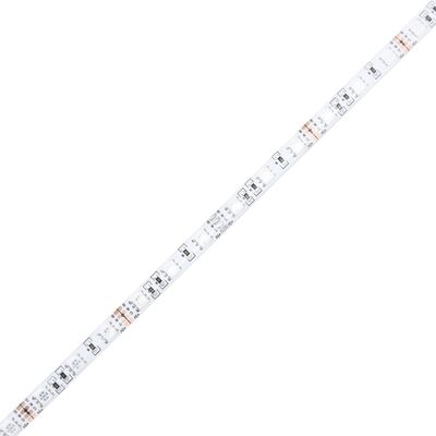 vidaXL Табла шкаф с LED, бял, 220x16,5x103,5 см