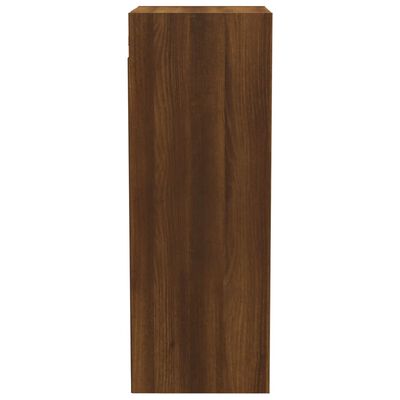 vidaXL Стенен шкаф, дъб сонома, 34,5x32,5x90 см, инженерно дърво