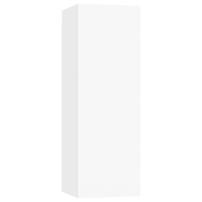 vidaXL Комплект ТВ шкафове от 5 части инженерно дърво Бял гланц