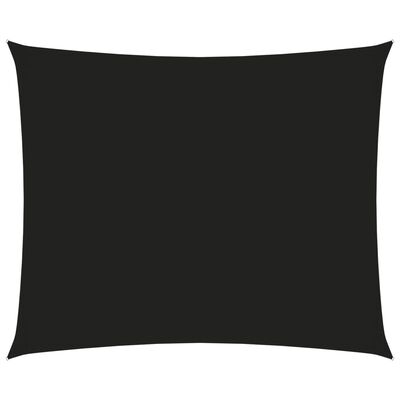 vidaXL Платно-сенник, Оксфорд текстил, правоъгълно, 2x3 м, черно