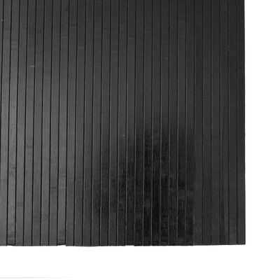 vidaXL Килим, правоъгълен, сив, 80x100 см, бамбук