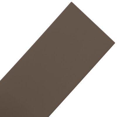vidaXL Градински кантове, 4 бр, сиви, 10 м, 15 см, полиетилен