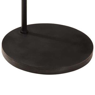 vidaXL Подова лампа, 25 W, черна, 150 см, E27
