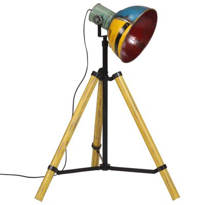 vidaXL Подова лампа, 25 W, многоцветна, 75x75x90-150 см, E27
