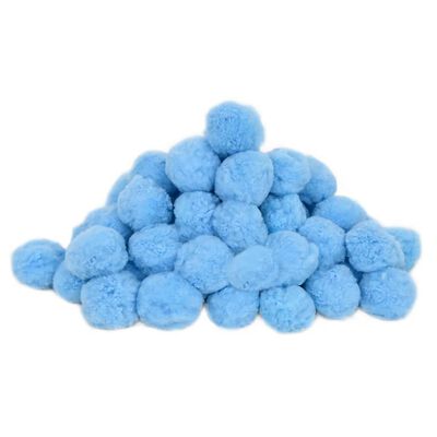 vidaXL Антибактериални филтърни топки за басейн сини 700 г полиетилен