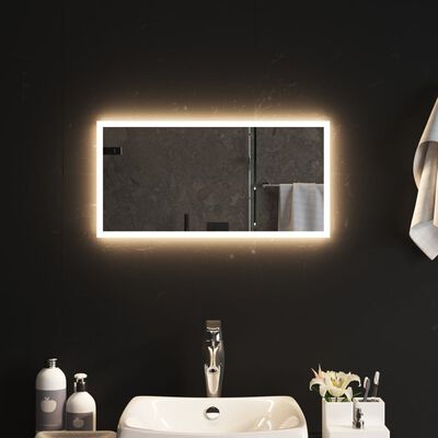 vidaXL LED огледало за баня, 30x60 см