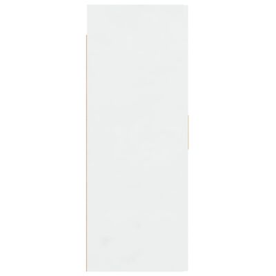 vidaXL Окачен стенен шкаф, бял, 69,5x34x90 см