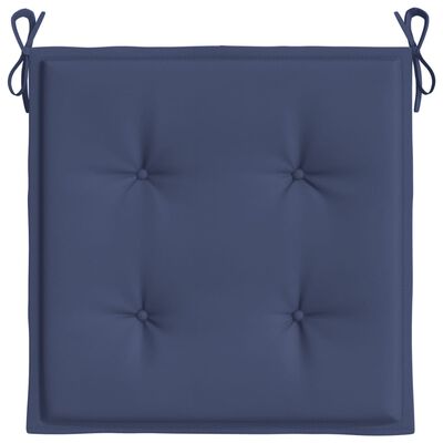vidaXL Палетни възглавници, 6 бр, нейви сини, 40x40x3 см, Оксфорд плат