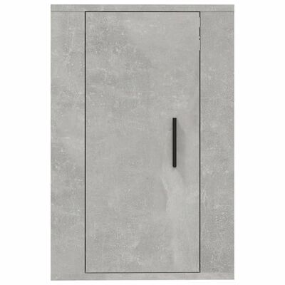 vidaXL ТВ шкафове със стенен монтаж, 2 бр, бетонно сиви, 40x34,5x60 см