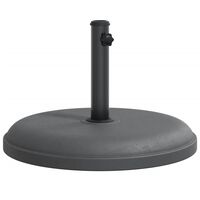 vidaXL Основа за чадър за прътове Ø32/35/38 мм 25 кг кръгла