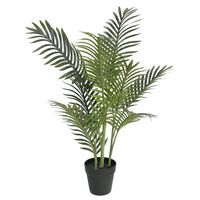 vidaXL Изкуствена палма, зелена, 80 см, PP