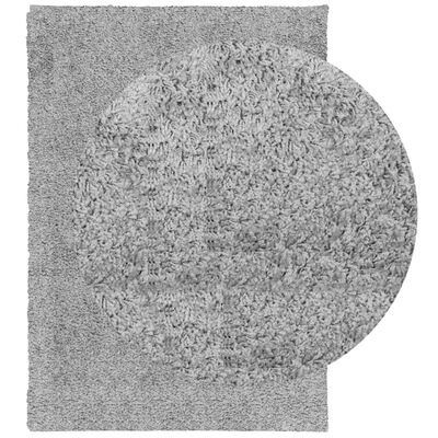 vidaXL Шаги килим с дълъг косъм "PAMPLONA" модерен сив 160x230 см