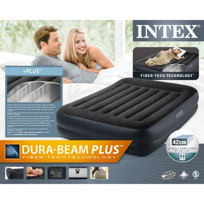 Intex Въздушно легло "Dura-Beam Plus Pillow Rest Raised" Queen 42 см