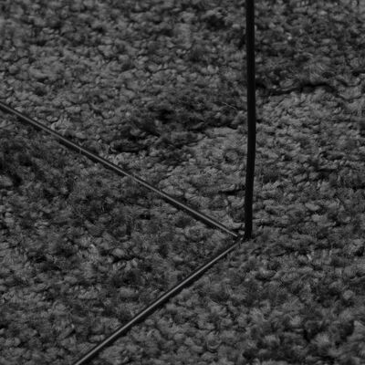 vidaXL Шаги килим с дълъг косъм "PAMPLONA" модерен антрацит 100x200 см