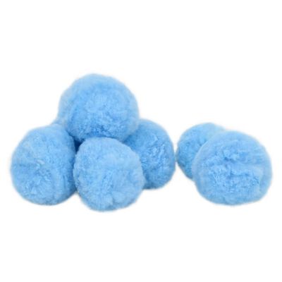 vidaXL Антибактериални филтърни топки за басейн сини 1400 г полиетилен