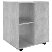 vidaXL Подвижен шкаф, бетонно сив, 60x53x72 см, инженерно дърво