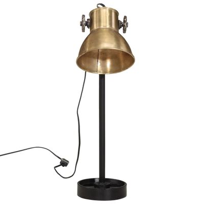vidaXL Настолна лампа 25 W, античен месинг, 15x15x55 см, E27