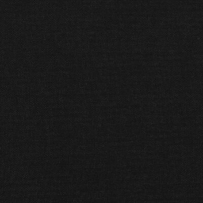 vidaXL Рамка за легло черна 160x200 см плат