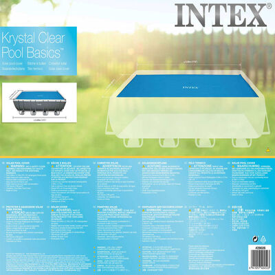 Intex Соларно покривало за басейн, правоъгълно, 549x274 см, 29026