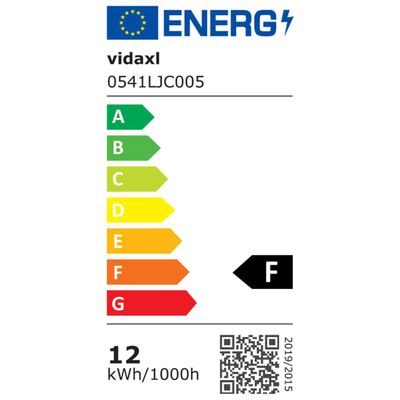 vidaXL LED стенно огледало за баня 60x80 см