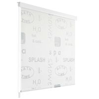 vidaXL Ролетна щора за баня, 80x240 см, Splash