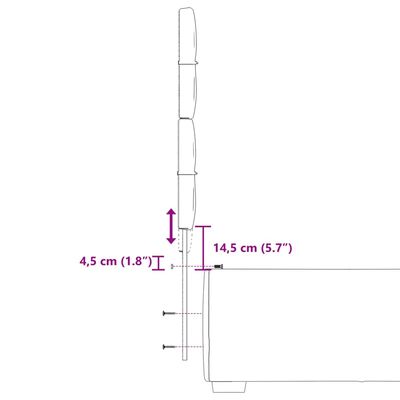 vidaXL Боксспринг легло с матрак, светлосиво, 80x200 см, плат