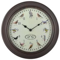 Esschert Design Часовник със звуци на птици