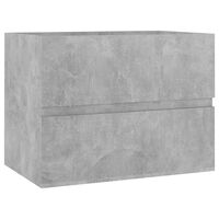 vidaXL Долен шкаф за мивка, бетонно сив, 60x38,5x45см, инженерно дърво