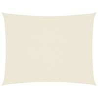 vidaXL Платно-сенник, Оксфорд текстил, правоъгълно, 2x3,5 м, кремаво