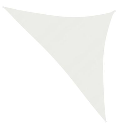 vidaXL Платно-сенник, 160 г/м², бяло, 3,5x3,5x4,9 м, HDPE