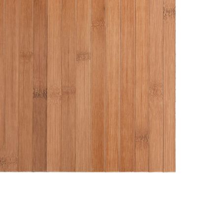 vidaXL Килим, правоъгълен, натурален, 60x300 см, бамбук