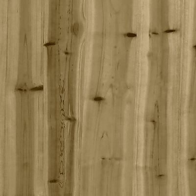 vidaXL Градинска кашпа, 60x40x50 см, импрегнирано борово дърво