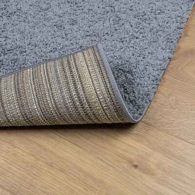 vidaXL Шаги килим с дълъг косъм "PAMPLONA" модерен син 140x200 см