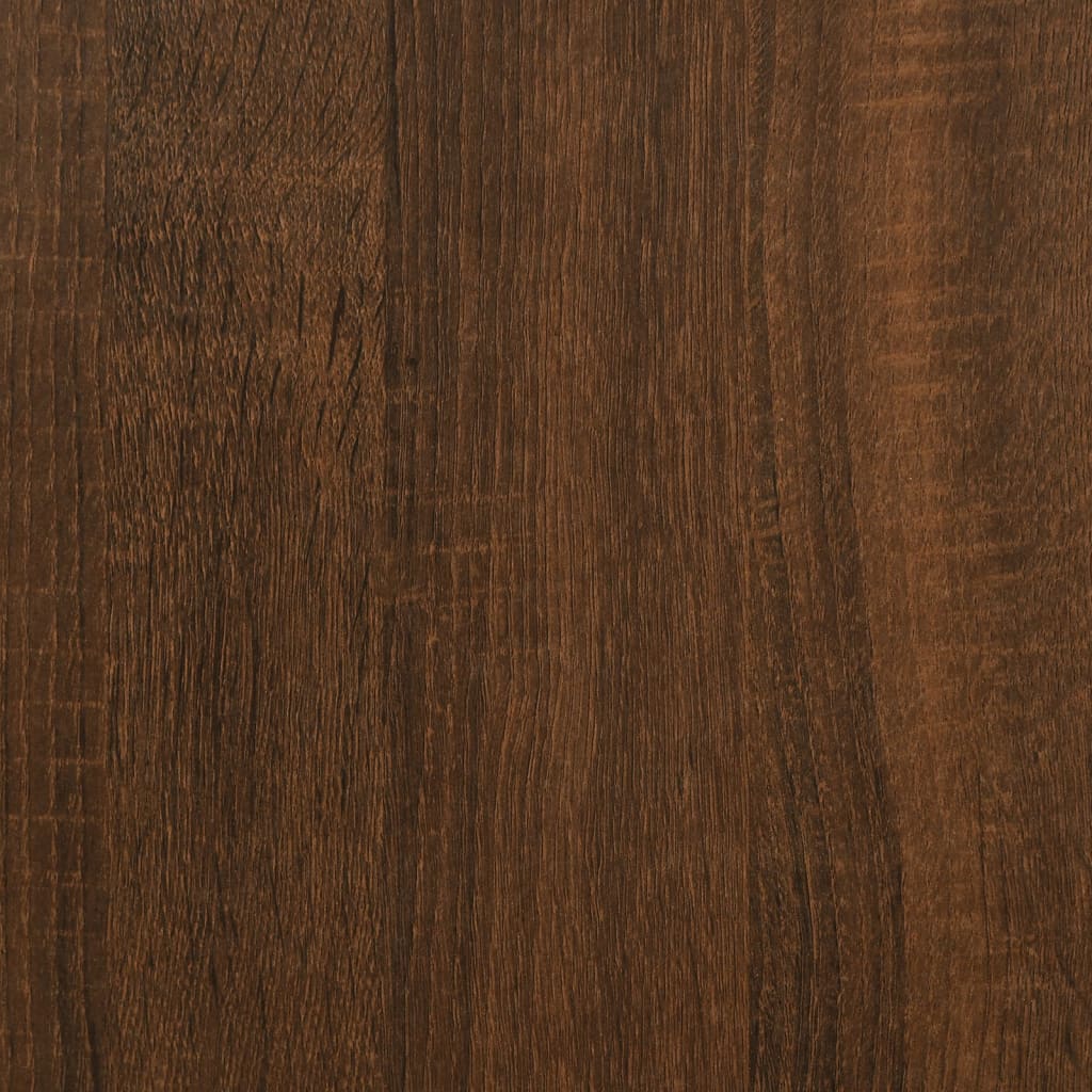 vidaXL Сайдборд, 2бр, кафяв дъб, 60x35x70 см, инженерно дърво