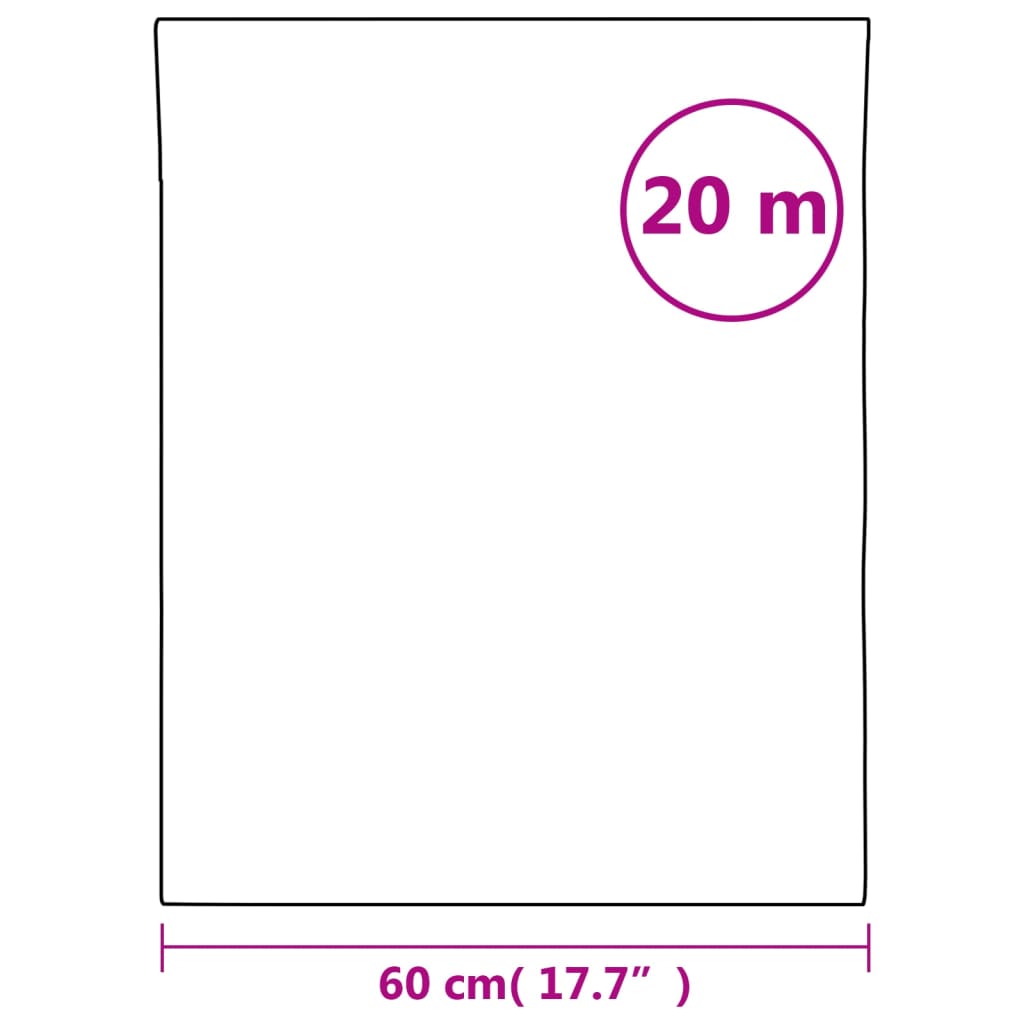 vidaXL Фолио за прозорци матирано бяло 60x2000 см PVC