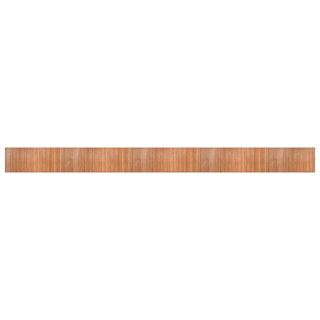 vidaXL Килим, правоъгълен, натурален, 80x1000 см, бамбук