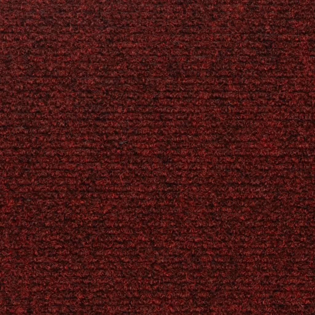 vidaXL Самозалепващи стелки за стълби, 15 бр, 60x25 см, червени