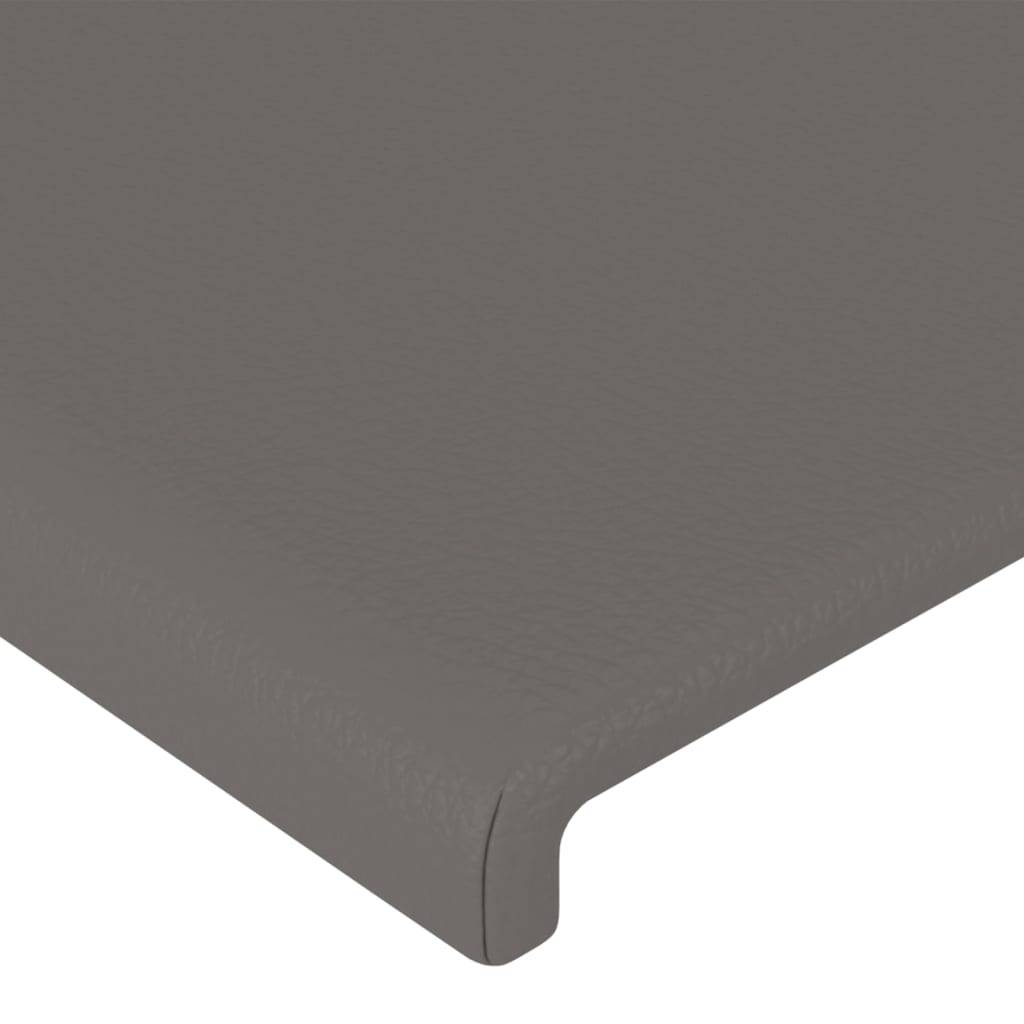 vidaXL Горна табла с уши, сива, 103x23x118/128 см, плат