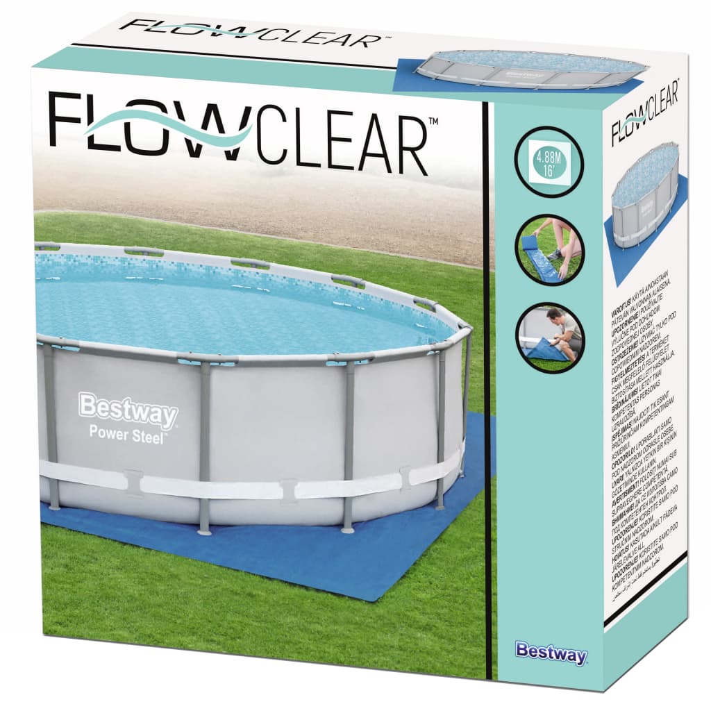 Bestway Подложка за басейн Flowclear 488x488 см