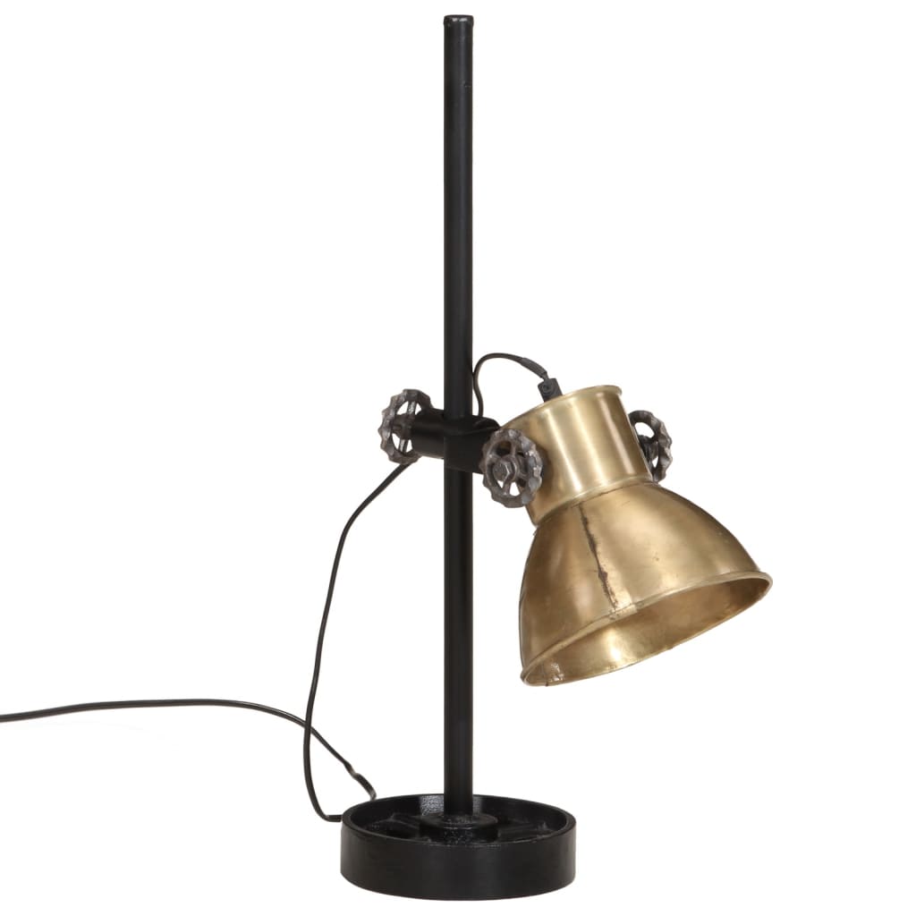 vidaXL Настолна лампа 25 W, античен месинг, 15x15x55 см, E27
